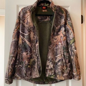 Camo zip up jacket